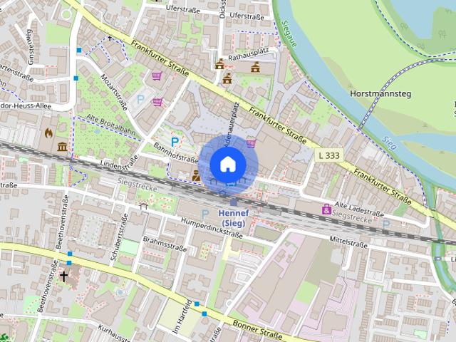 Großzügige 2 Zimmer Wohnung im 2.OG mit schönem Balkon und Pkw Stellplatz