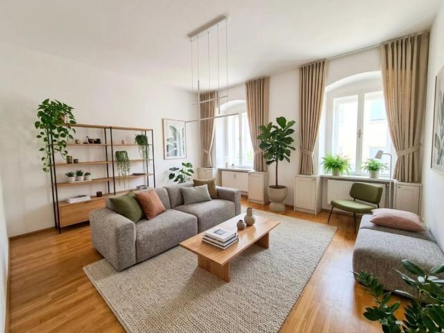 Großzügige 2 Zimmer Wohnung in der Pfarrgasse 15 hofseitig