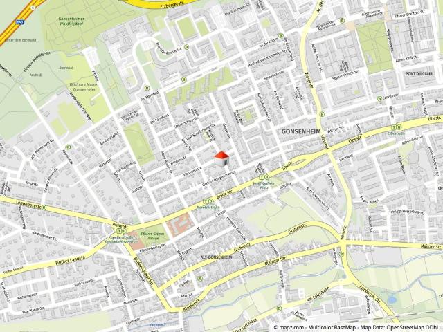 Großzügige 2 Zimmer Erdgeschosswohnung mit Terrasse und EBK in ruhiger Lage