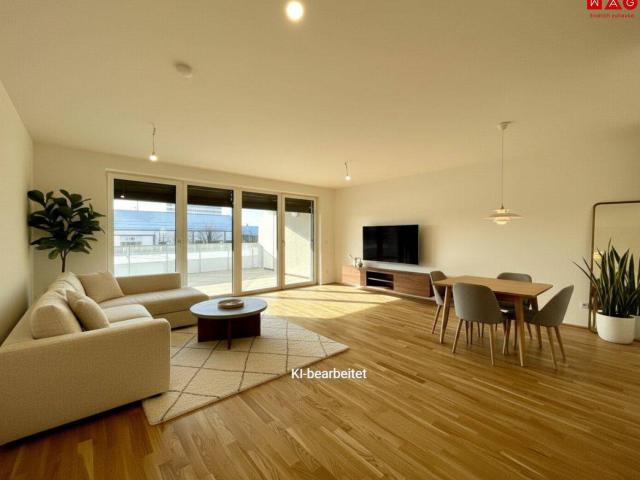 Großzügige 3 Raum Wohnung mit großer Sonnenloggia, inklusiver modernster Energiegewinnung für höchsten Wohnkomfort