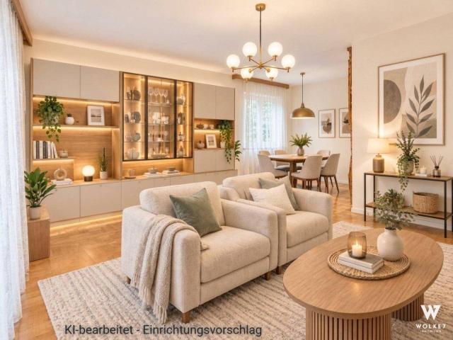 Großzügige 3 Zimmer Wohnung im Bisamberger Schlosspark | Wohnfläche ca. 88,80 m² | Loggia mit Grünblick | Tiefgaragenplatz | Lift | Fahrradraum