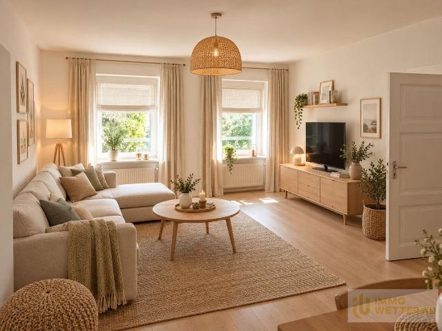 Großzügige 3 Zimmer Altbauwohnung mit hohen Decken und Einbauküche mitten in Butzbach