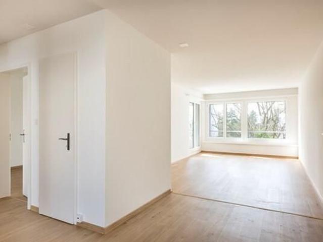 Grosszügige 3.5 Zimmerwohnung mit schönem Ausblick in den Garten