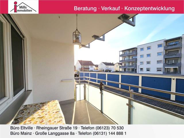 Großzügige 3,5 ZKB Eigentumswohnung mit Balkon in sehr guter Lage von Ginsheim