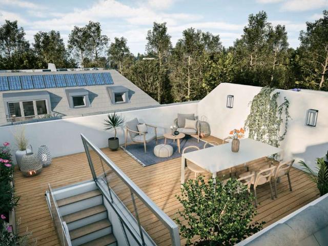 Großzügige und elegante 2 Zimmerwohnung mit Dachterrasse / KFW FÖRDERUNG & Degr. AfA 5 %