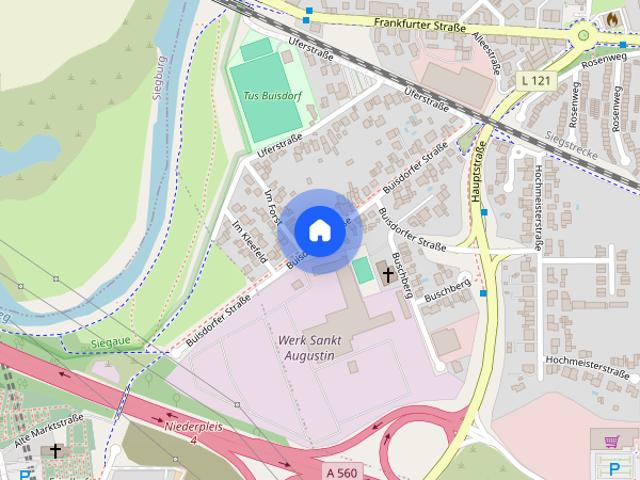 Großzügige und helle 2 Zimmerwohnung inSankt Augustin Buisdorf