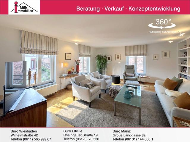 Großzügige und luxuriöse Traumwohnung mit Aufzug in begehrter Wohnlage der Mainzer Altstadt