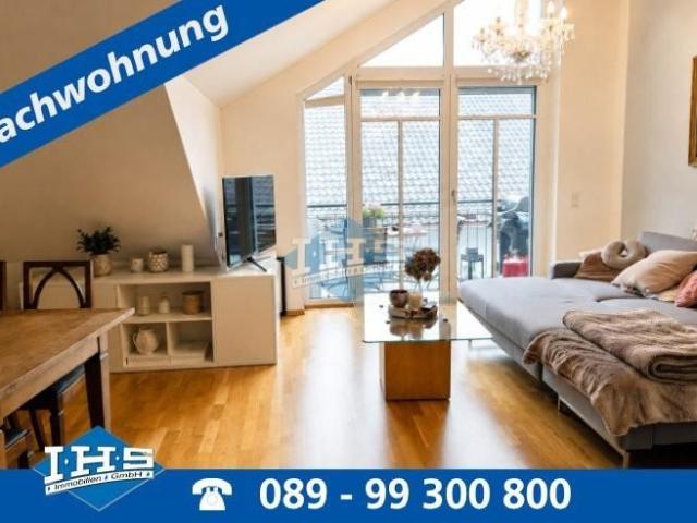 Großzügige und sonnige 3 Zimmer Dachwohnung mit 2 Balkonen in Heimstetten