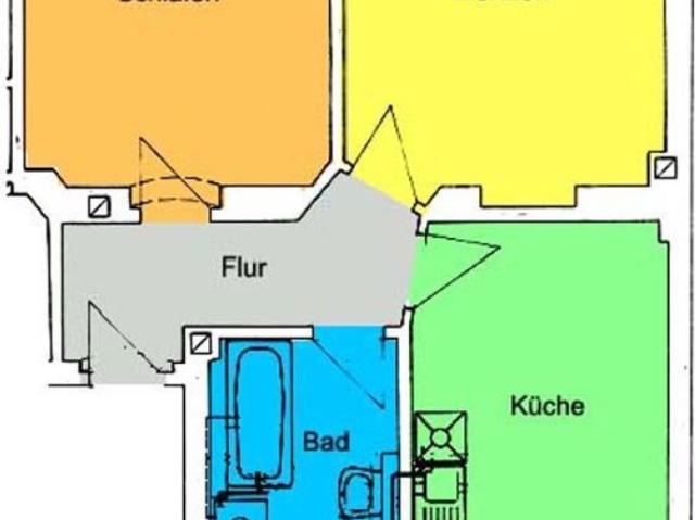 Großzügige Wohnung mit Tageslichtbad!