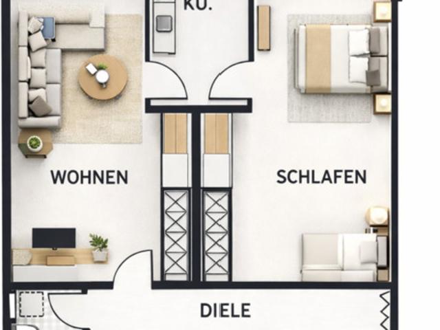 Großzügige Wohnung, stadtnah, inkl. Stellplatz PROVISIONSFREI