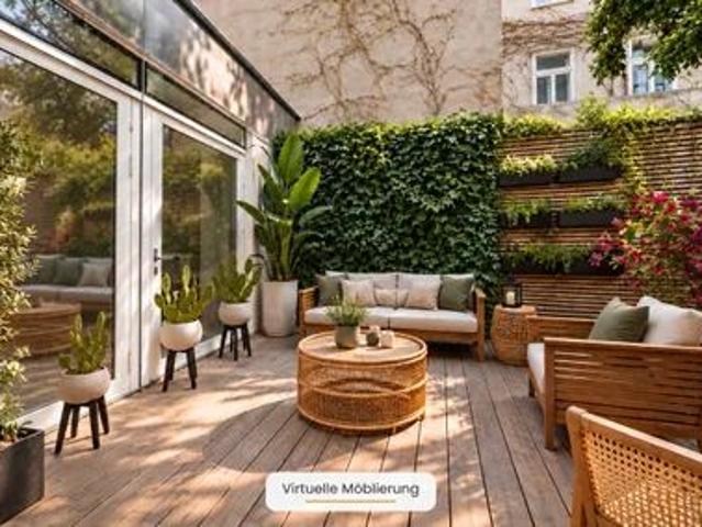 Großzügige Altbauwohnung mit 50 m² Hofterrasse WG geeignet | 1060 Wien