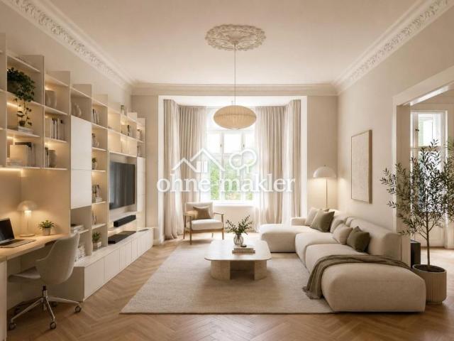GROßZÜGIGE ALTBAUWOHNUNG MIT PRIVATER TERRASSE UND EIGENEM GARTEN