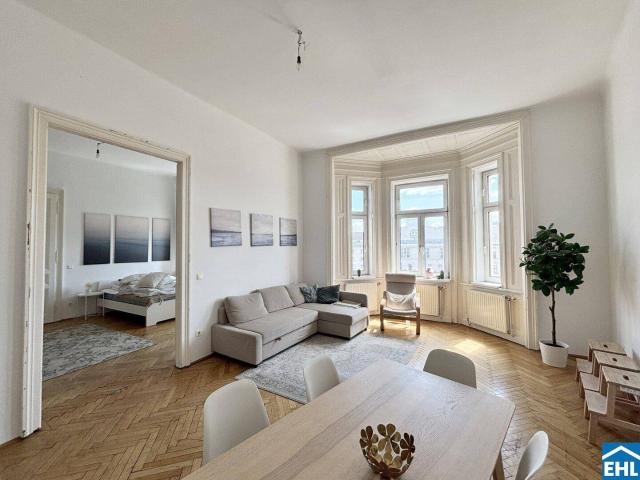 Großzügige Altbauwohnung im beliebten 6. Bezirk – mit Westbalkon zum Innenhof