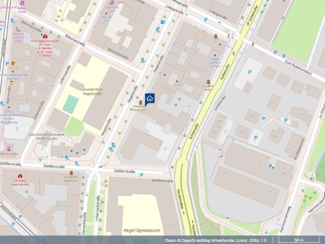 Großzügige Altbauwohnung in der Hegelstraße !