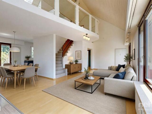 Grosszügige Attika Maisonette mit umlaufender Terrasse in Riehen
