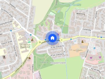 Wohnung zur Miete in Reppenstedt - Ausgestattete Küche