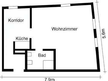 Grosszügige Dachwohnung in Zürich Oerlikon