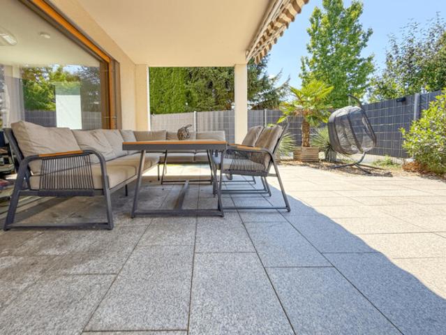 Großzügige Gartenwohnung in Mäder 104 m² neuwertige Wohnfläche
