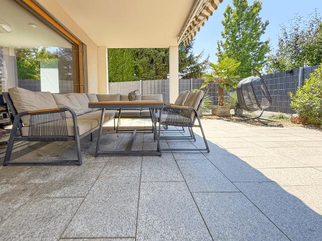 Großzügige Gartenwohnung in Mäder 104 m² neuwertige Wohnfläche