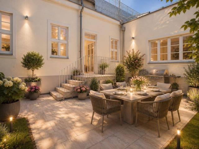 Großzügige Gartenresidenz mit Hauscharakter – einzigartiges Wohngefühl mit ca.180 m² Eigengarten nahe der Alten Donau