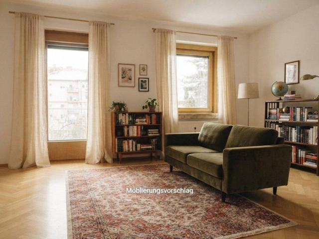 Großzügige, helle 3 Zimmer Wohnung mit Balkon in Geidorf, Nähe Maut Andritz