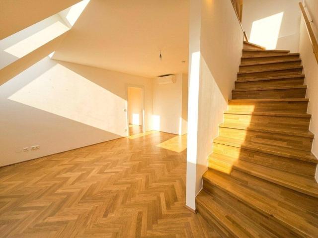 Großzügige klimatisierte DG Maisonette 3 Zimmer + große Galerie und 2 Terrassen Schulgasse