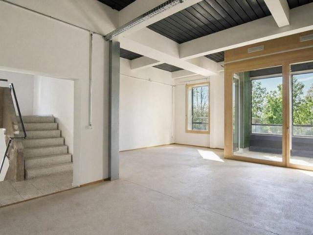 Grosszügige Maisonette Wohnung am Rhein mit industriellem Charme