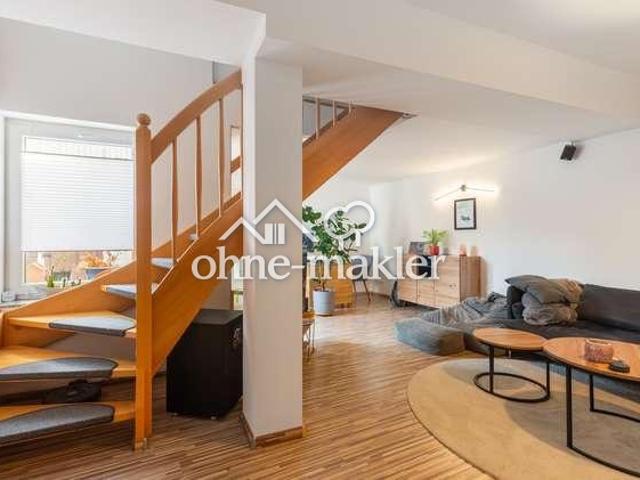 Großzügige Maisonettewohnung inkl. EBK mit Terrasse/Garten u. Balkon im Zentrum von Bad Belzig