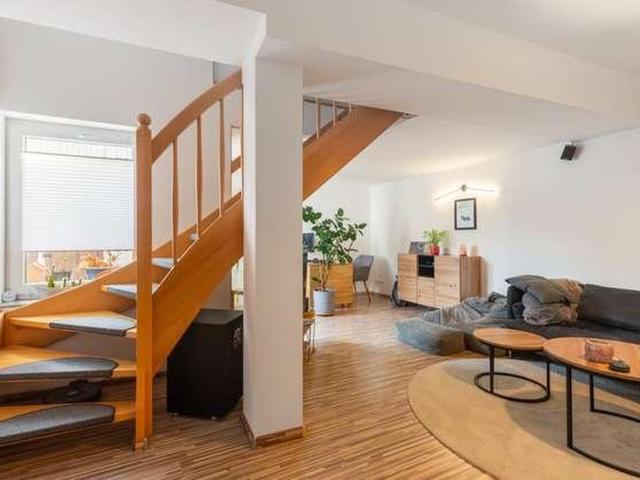 Großzügige Maisonettewohnung inkl. EBK mit Terrasse/Garten u. Balkon im Zentrum von Bad Belzig
