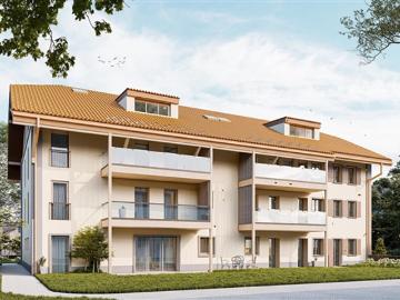 Grosszügige neue 4.5 Zimmerwohnung im Herzen von Lully