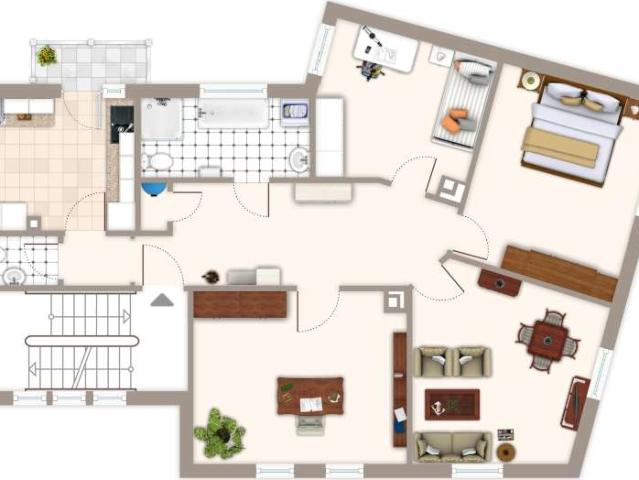 Größzügige, sanierte 4 Zimmer Wohnung mit Terrasse Bahnhofsnähe in Mühlacker
