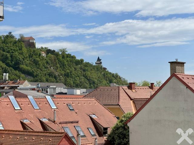 Großzügige Stadtwohnung in Graz Lend mit Schloßbergblick