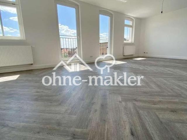 Großzügiger Altbau in Buckau: 128 m², Balkon, hohe Räume & Fischgrätboden