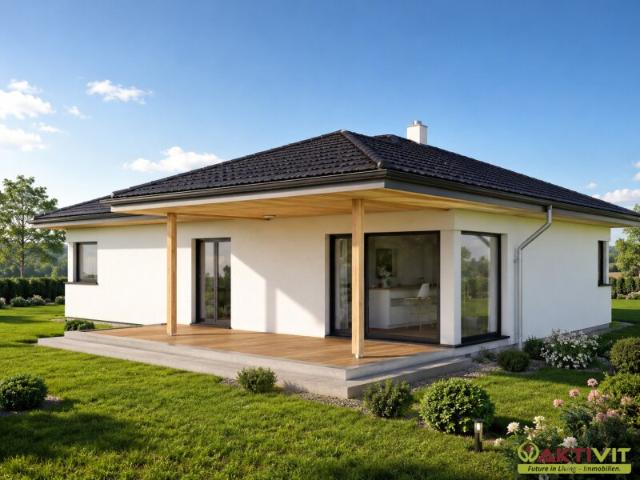 Schlüsselfertig Bungalow inkl. Bodenplatte und Grundstück! All Inklusive Preis + Küchengutschein. Jetzt Traumhaus sichern