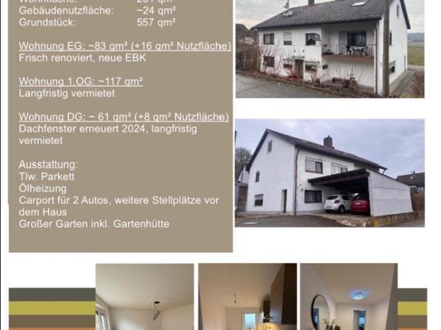 Großzügiges 3 Familienhaus in Mengen Rulfingen