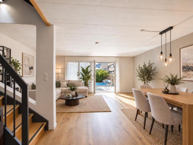 Grosszügiges 5.5 Zimmer Reihenhaus mit privatem, beheiztem Pool