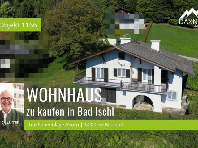 Großzügiges Grundstück mit Bestandsobjekt im Sonnenviertel Ahorn von Bad Ischl