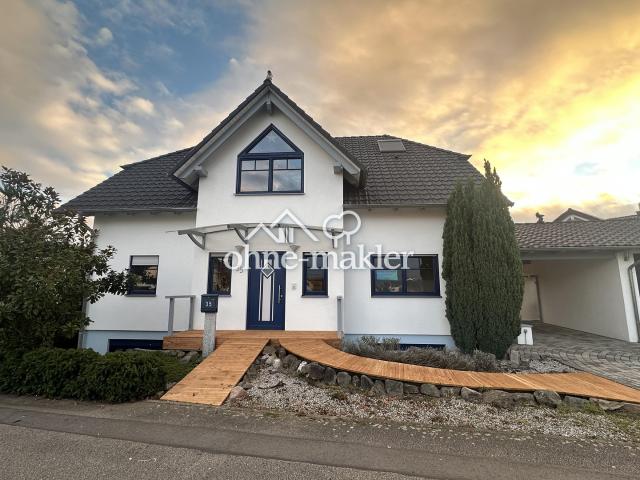 Großzügiges energieeffizientes Huxel Holzhaus 260qm mit ELW 50qm in St. Leon