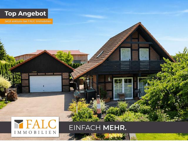 Großzügiges Einfamilienhaus mit Außenfachwerk und traumhaftem Garten