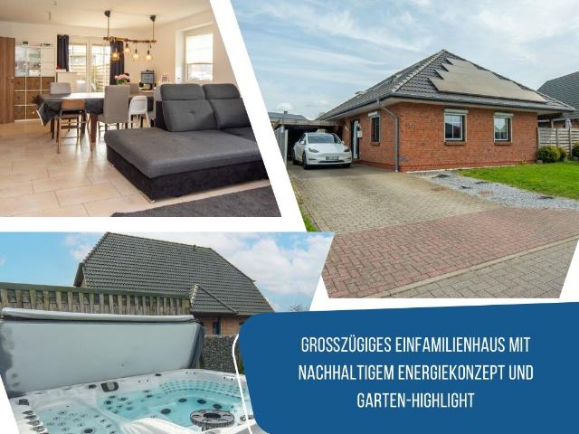Großzügiges Einfamilienhaus mit nachhaltigem Energiekonzept und Garten Highlight