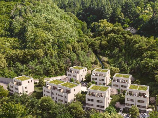Großzügiges Neubau Reihenhaus – Wohnen am Waldrand mit KfW40/QNG