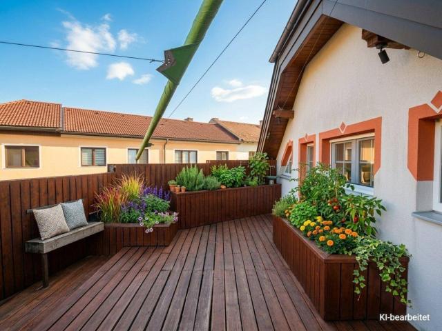 Großzügiges Wohnen auf 150 m² mit Dachterrasse, Sonnensegel und Carport – Sofortbezug