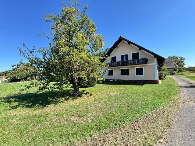 Großzügiges Wohnhaus ca. 340 m² mit Nebengebäuden, Wald & Ackerflächen 8,45 ha in Halbenrain