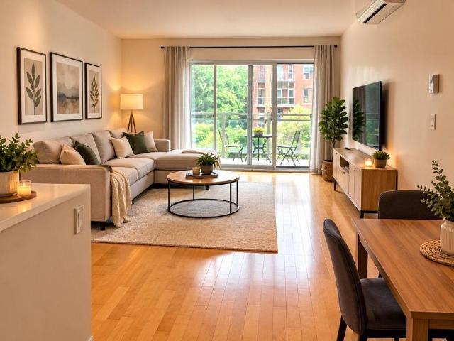 GRATUIT SEPTEMBRE ! Superbe condo 4½ – 2 chambres 2 salles de bains w stationnements Disponible maintenant