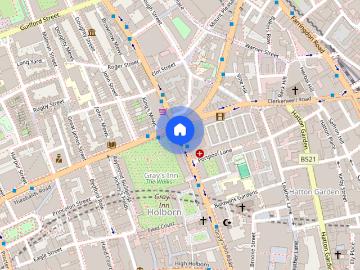 Grays Inn Road, Bloomsbury / Kings Cross WC1X