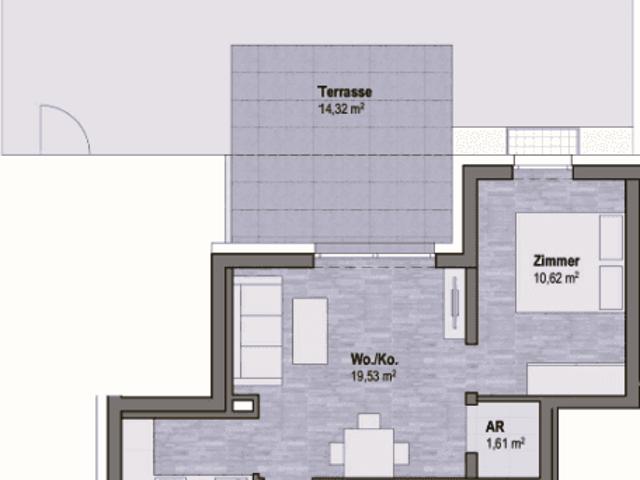 Graz Geidorf Neubauprojekt: Exklusive Eigentumswohnung 41m² mit Terrasse und Garten in bester Lage! Provisionsfrei