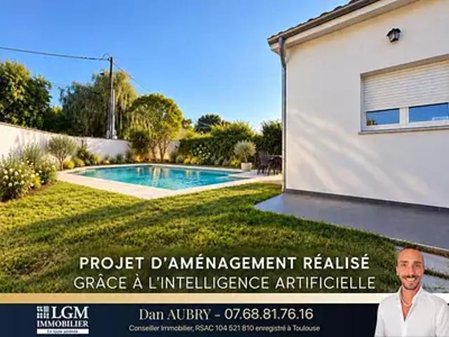 Grazac 31190 Achat / Vente maison 4 pièces t4 jardin terrasse