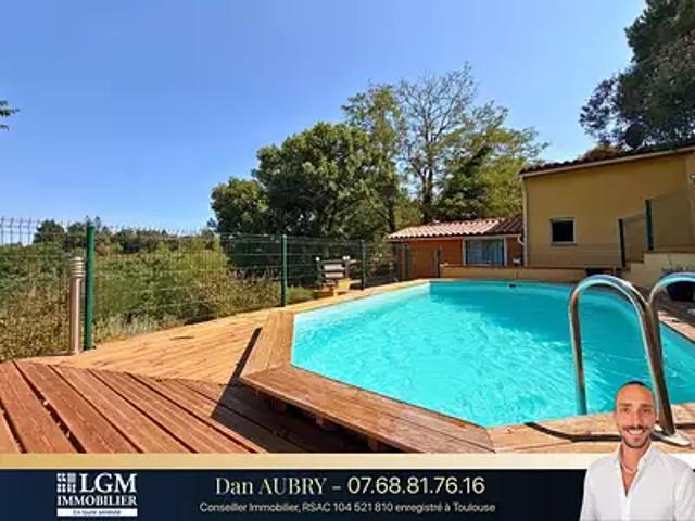 Grazac 31190 Achat / Vente maison 8 pièces t8 piscine jardin