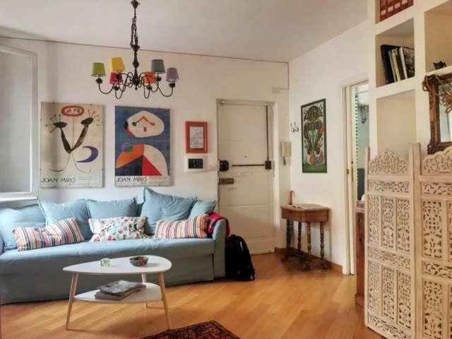 Grazioso appartamento con 1 camera da letto in affitto a Monteverde, Roma