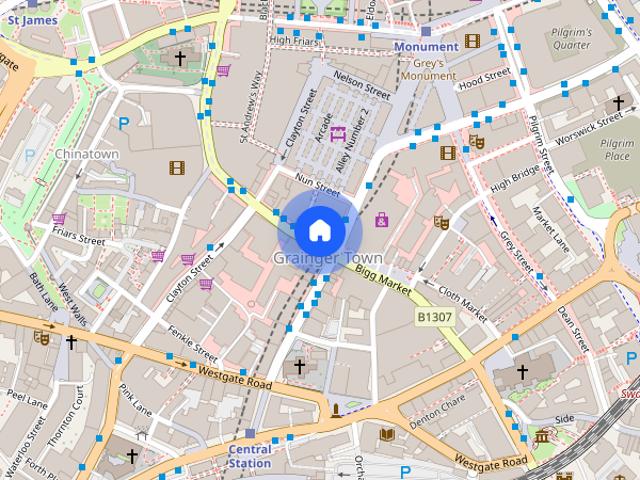 Grainger Street, Newcastle upon Tyne, Tyne and Wear, NE1